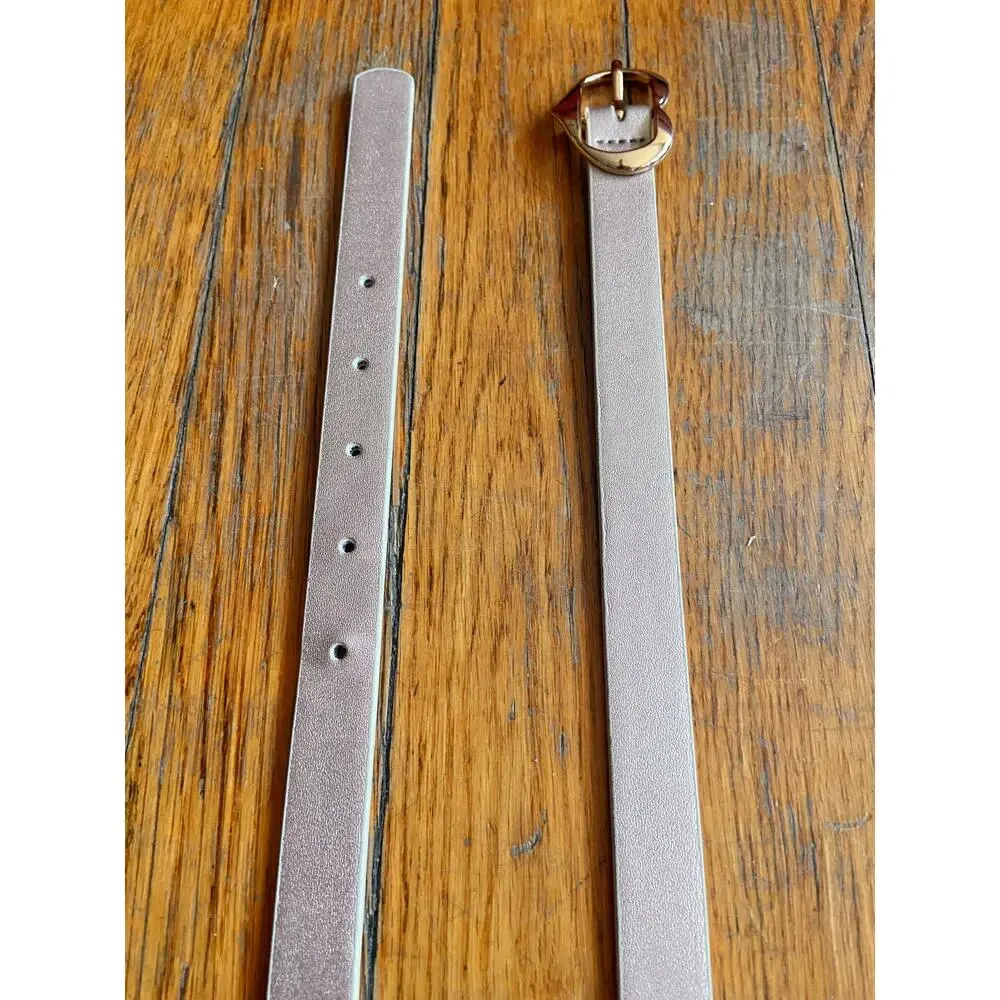 GAP Skinny Metallic Rose Gold Belt sz XL